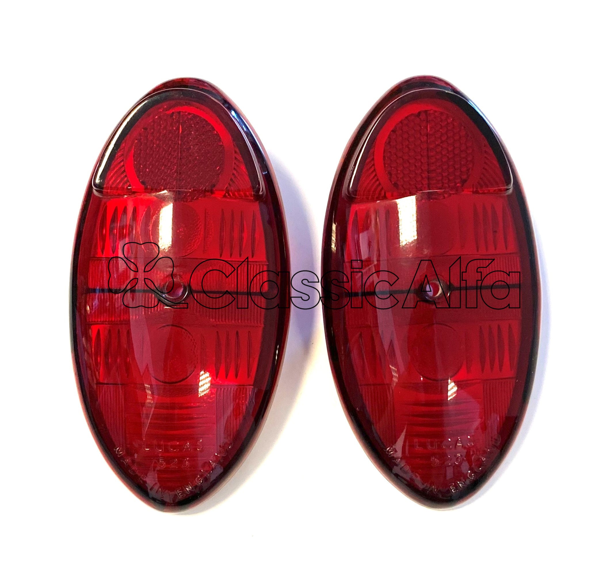 750-309/1 REAR LIGHT LENS EARLY 750 SPIDER USA MODELS -PAIR – Classic Alfa