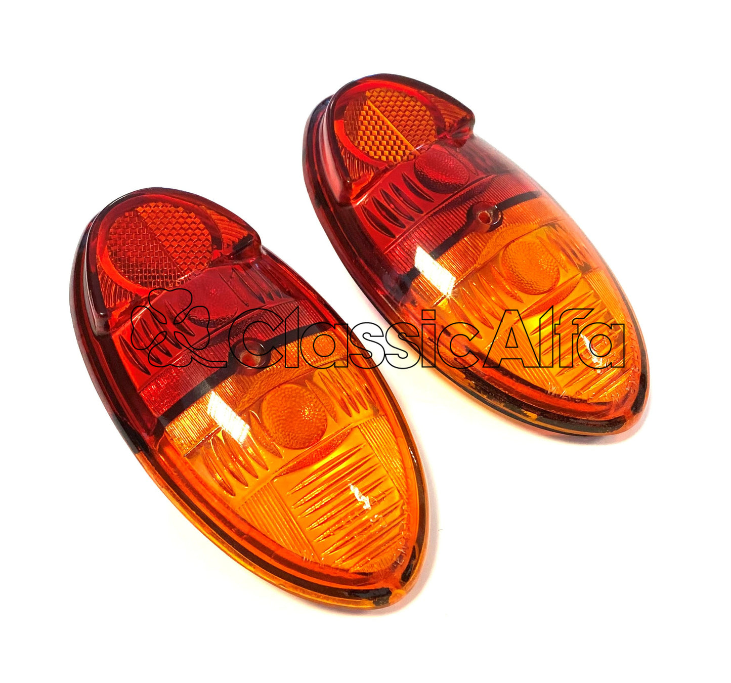 750-309/2 REAR LIGHT LENS EURO STYLE EARLY 750 SPIDER USA MODELS -PAIR