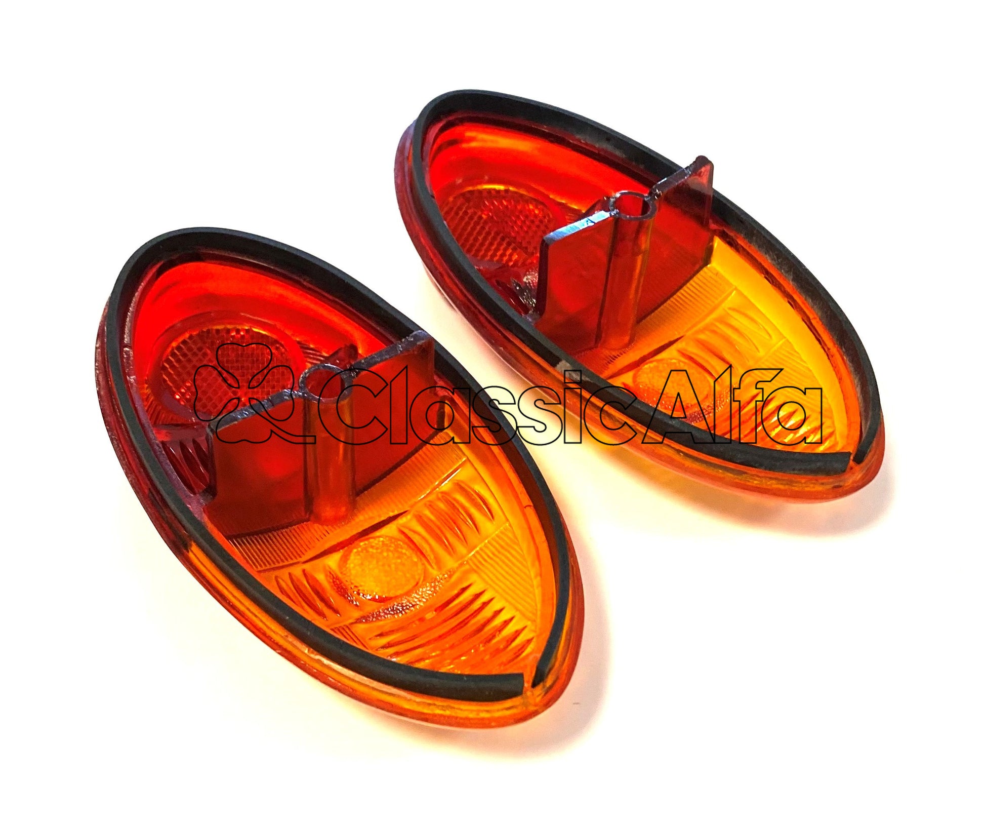 750-309/2 REAR LIGHT LENS EURO STYLE EARLY 750 SPIDER USA MODELS -PAIR