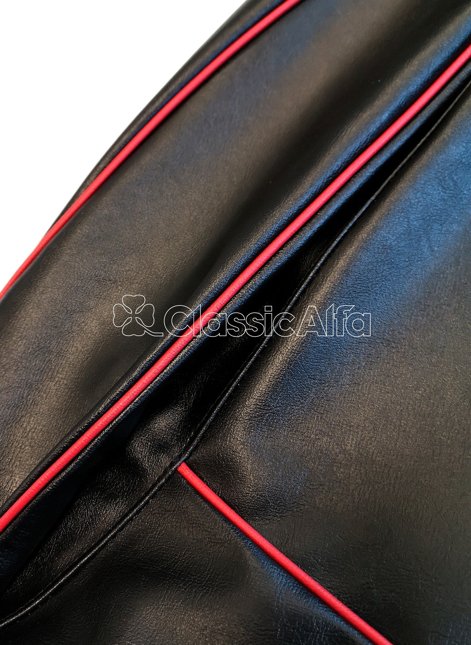 750-408 SEAT COVER FOR 750 SPIDER - BLACK RED PIPING