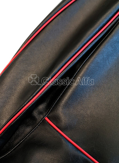 750-408 SEAT COVER FOR 750 SPIDER - BLACK RED PIPING