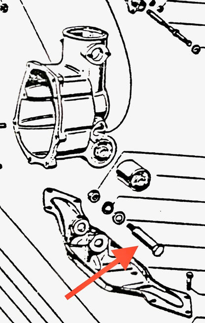 750-419 GEARBOX REAR BUSH MOUNTING BOLT