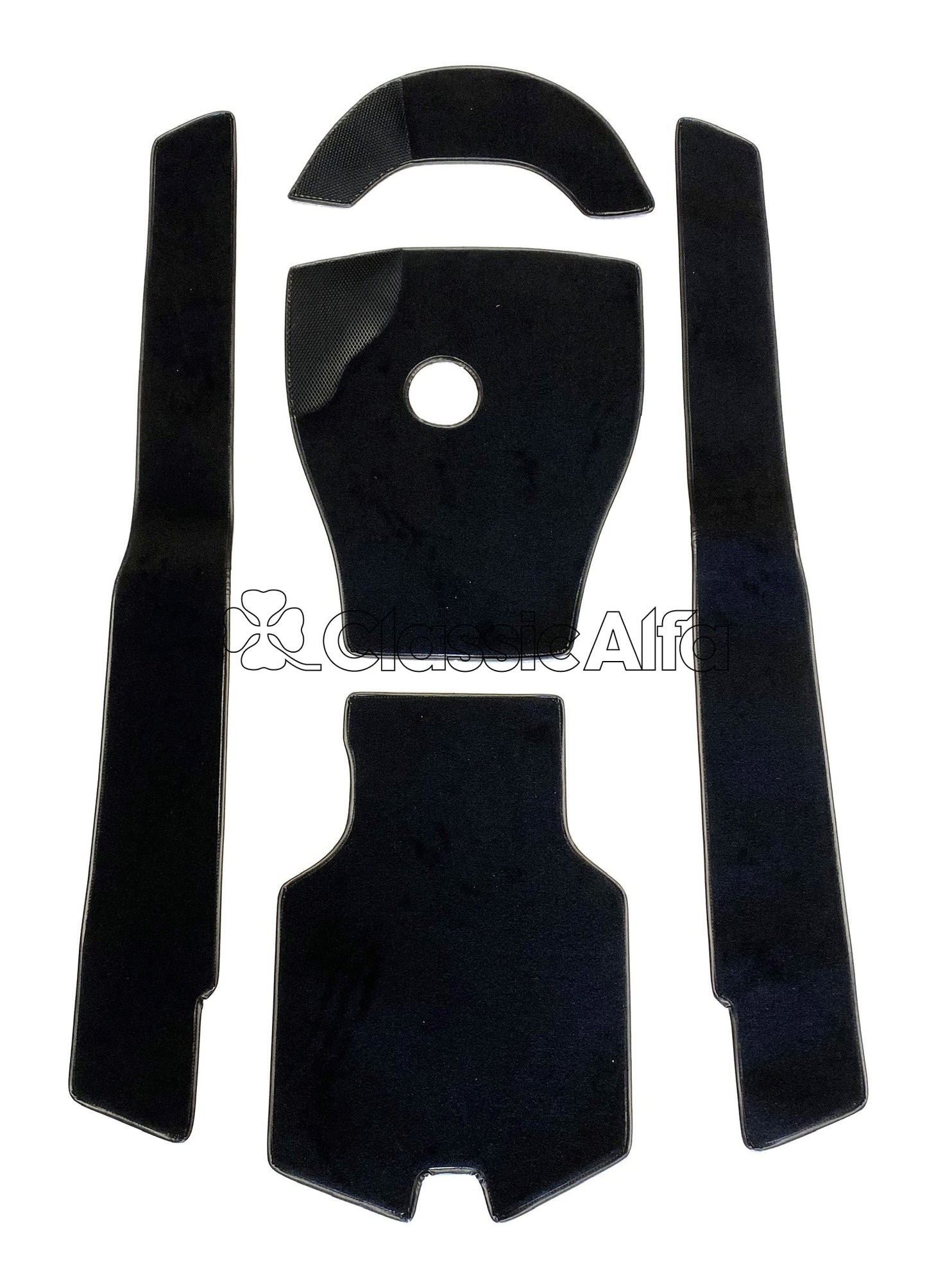 750-515 SPIDER 750D CARPET SET BLACK 1954-58
