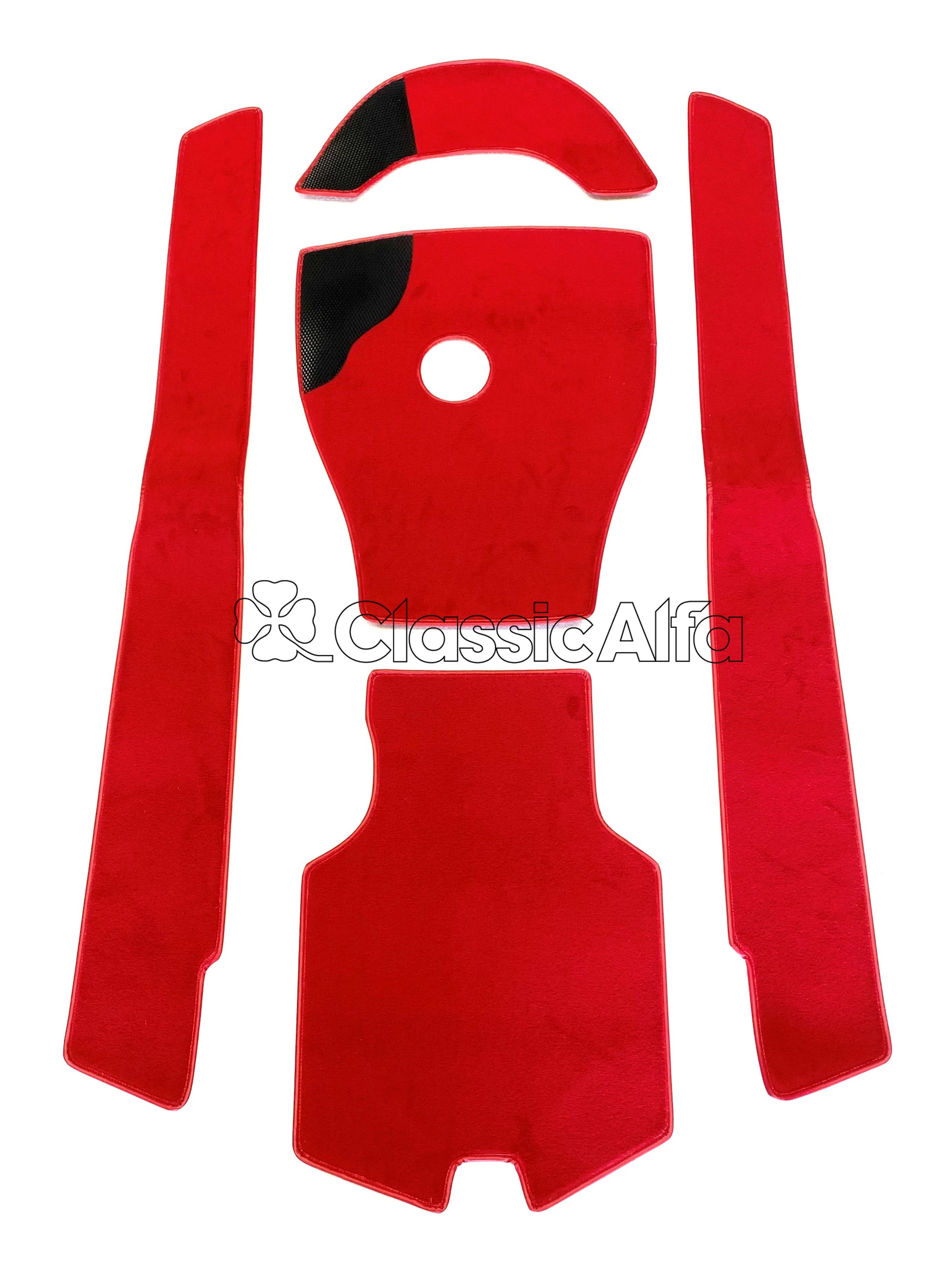 750-516 SPIDER 750D CARPET SET RED 1954-58