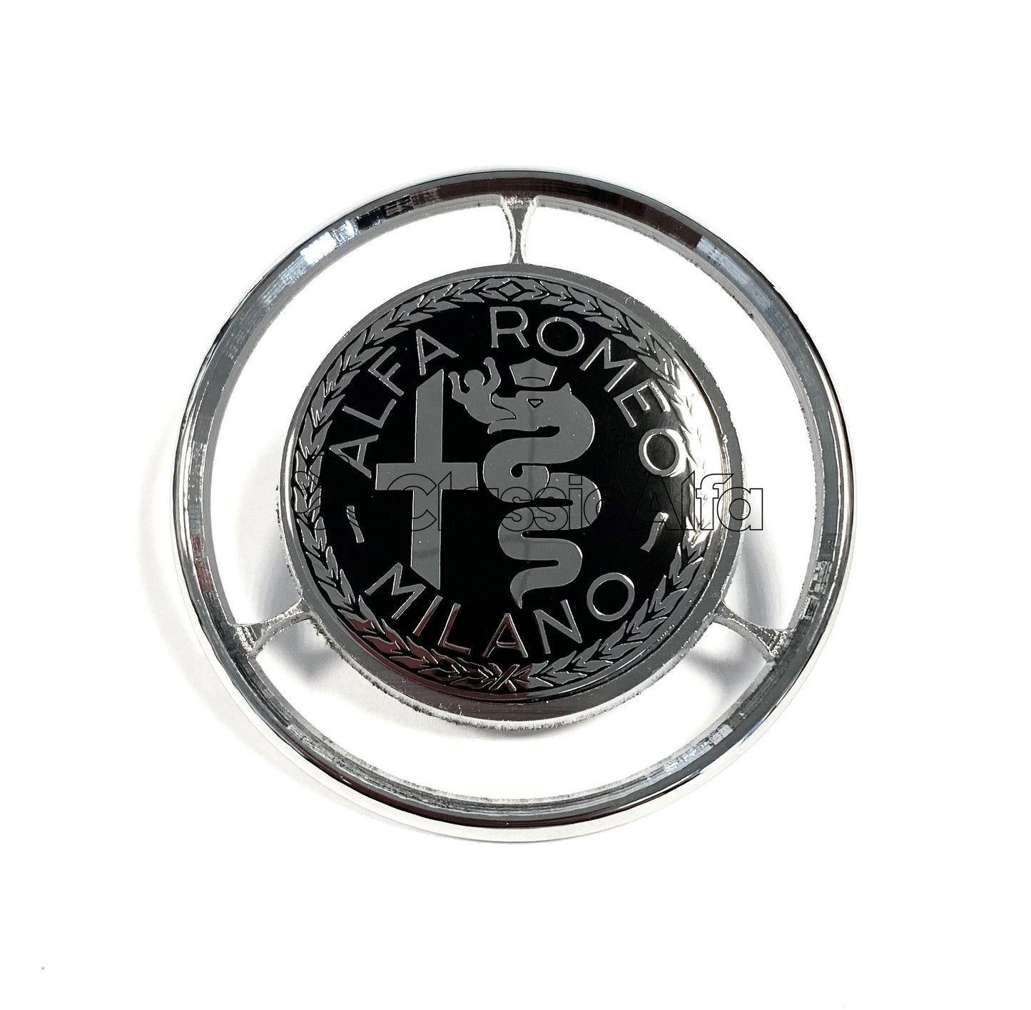 750-610 SPRINT 750 BLACK REAR BADGE/CHROME RING