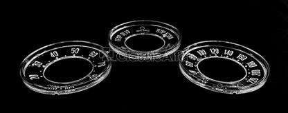 750-704/1 SET OF INSTRUMENT INSERTS KM/H - 750 & 101 SERIES VELOCE 1300cc