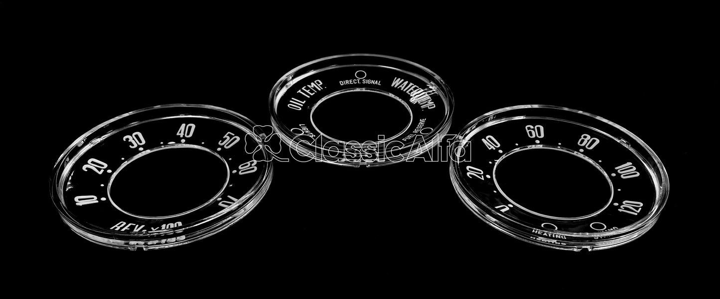 750-704/3 SET OF INSTRUMENT INSERTS MPH - 750 & 101 SERIES NORMALE