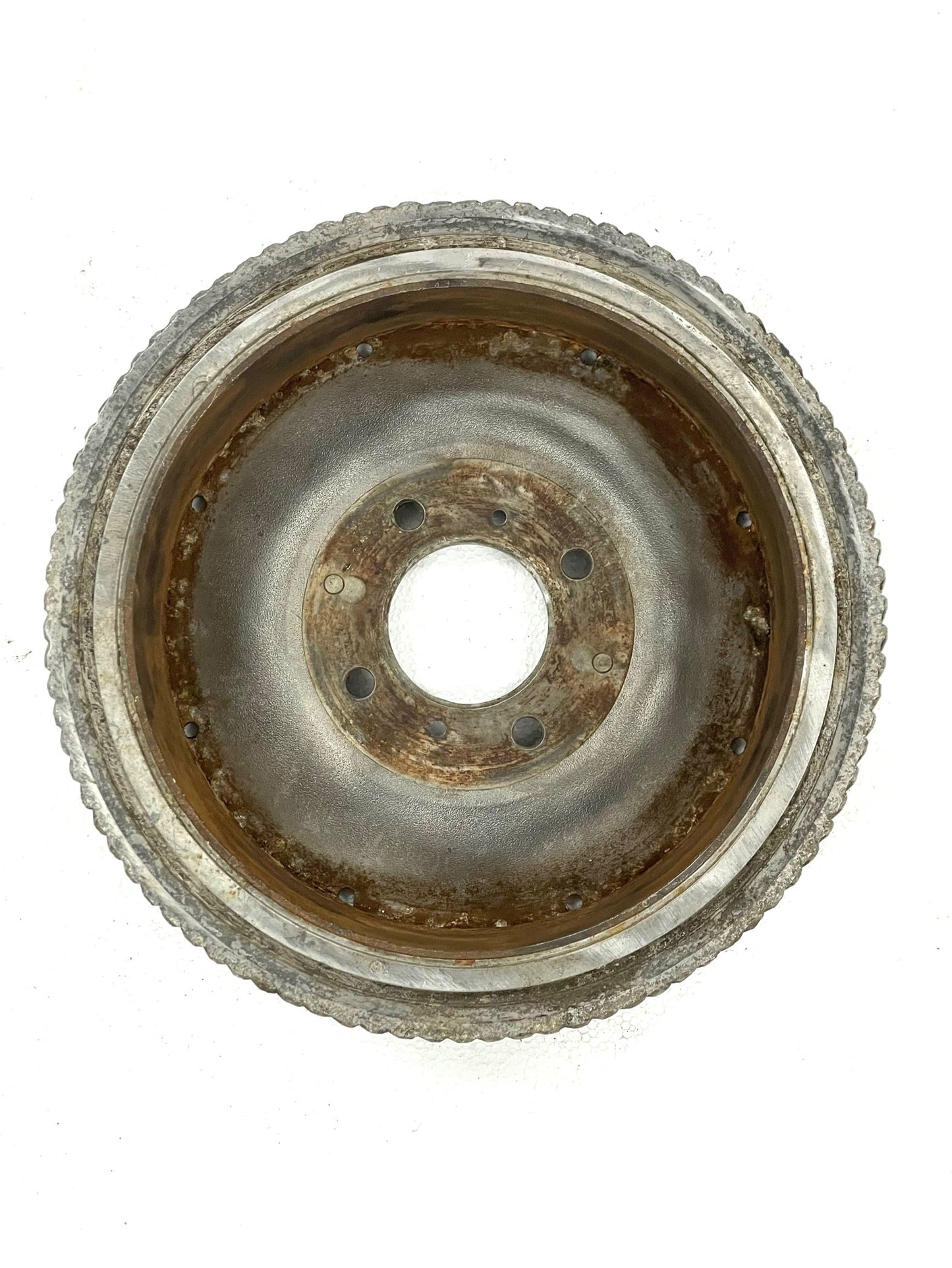 80945 USED 750/101 GIULIETTA FRONT RIGHT BRAKE DRUM - THREE SHOE