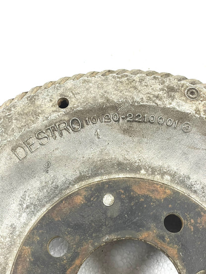 80945 USED 750/101 GIULIETTA FRONT RIGHT BRAKE DRUM - THREE SHOE