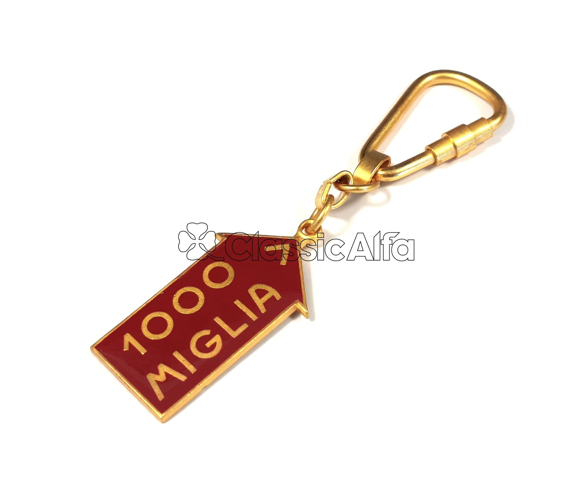 AC014 KEYRING - MILLE MIGLIA 1000 - GOLD