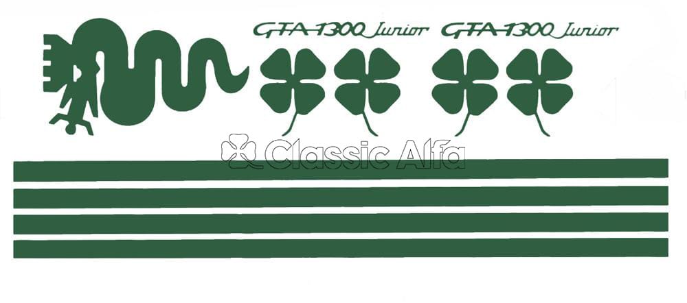 AC074 SET GTA JUNIOR DECALS - GREEN