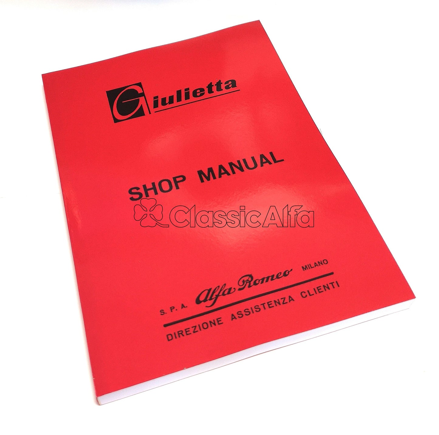 AC080 ALFA ROMEO GIULIETTA WORKSHOP MANUAL