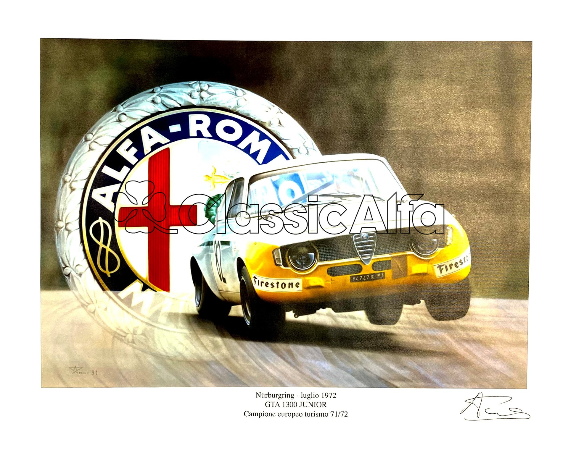 AC090 1300 GTA GROUP 5 NURBURGRING 1972