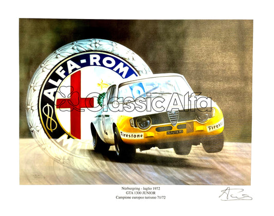 AC090 1300 GTA GROUP 5 NURBURGRING 1972