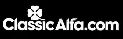 AC122 CLASSIC ALFA STICKER WHITE LARGE