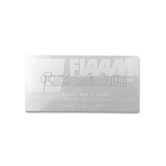 AC149 FIAAM AIR FILTER STICKER - FL 6377