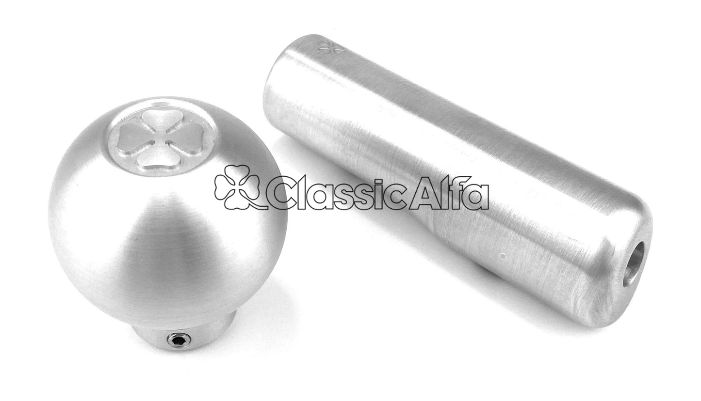 AC168/2 CLOVERLEAF GEARKNOB & HANDBRAKE GRIP SET - CNC ALUMINIUM