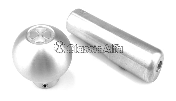 AC168/2 CLOVERLEAF GEARKNOB & HANDBRAKE GRIP SET - CNC ALUMINIUM