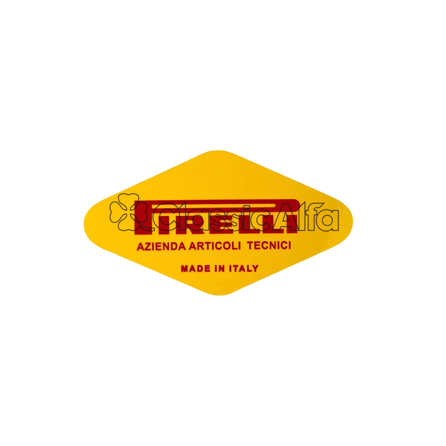 AC175 PIRELLI AIR HOSE STICKER - 750/101