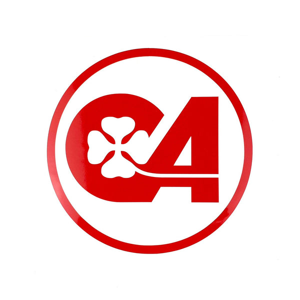 AC176 CA LOGO TRANSFER - RED