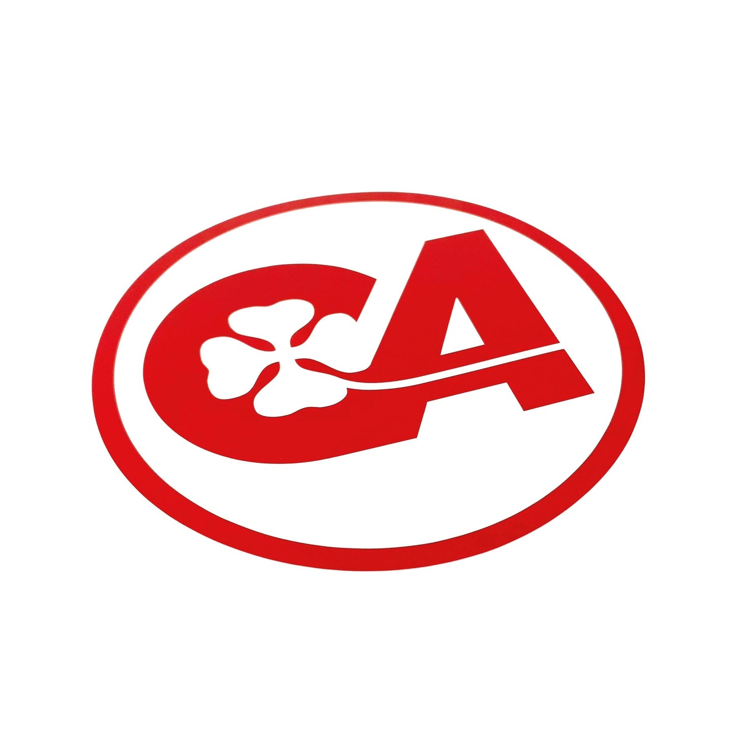 AC176 CA LOGO TRANSFER - RED