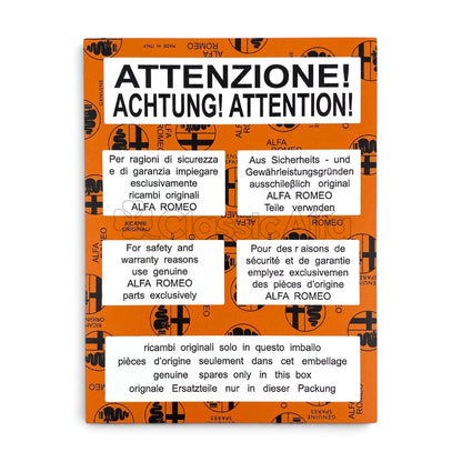 AC178 ATTENZIONE! STICKER - LATE SPIDER