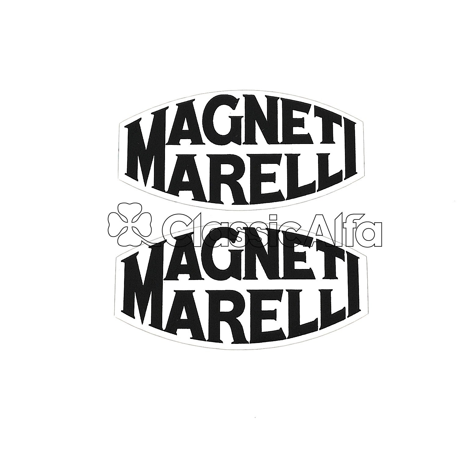 AC300 MAGNETI MARELLI BLACK & WHITE  PAIR