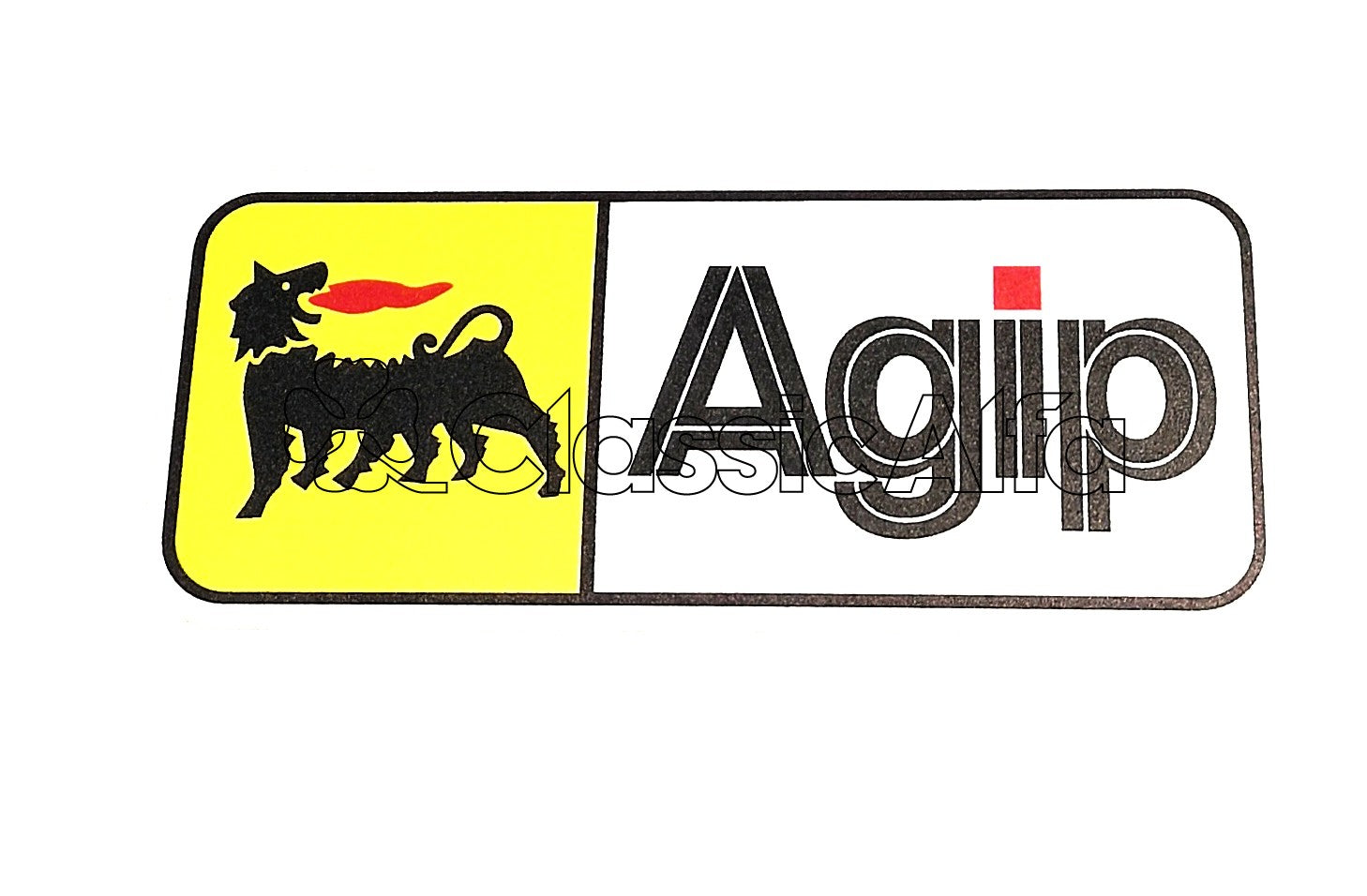 AC301 AGIP OBLONG BODY STICKER