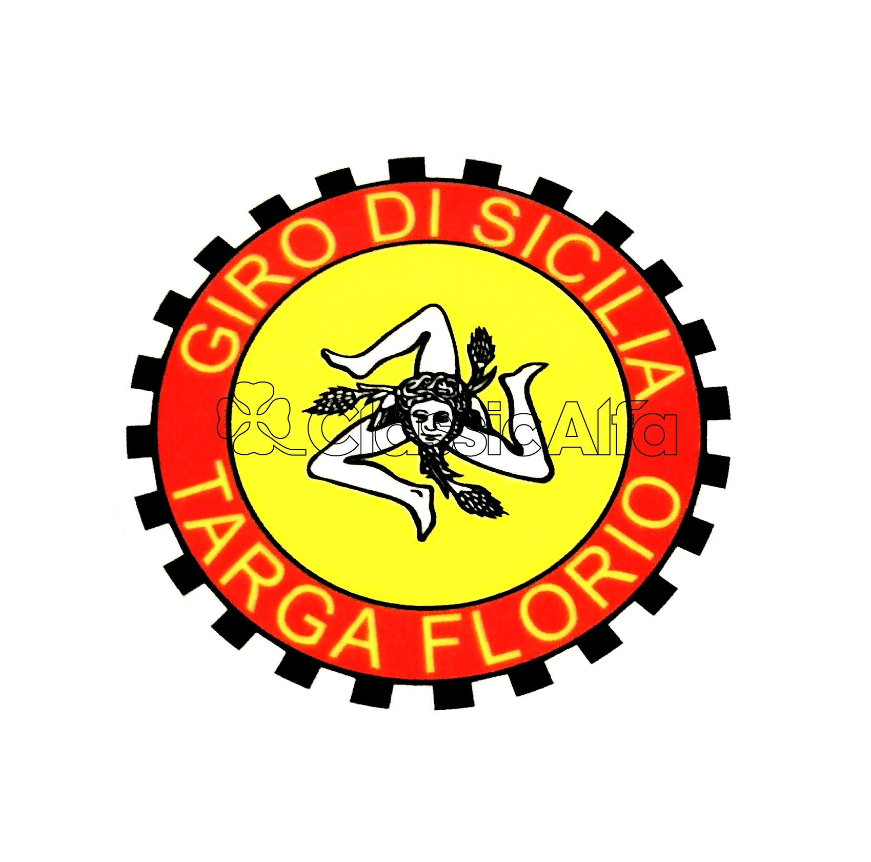 AC317 TARGA FLORIO WINDOW STICKER