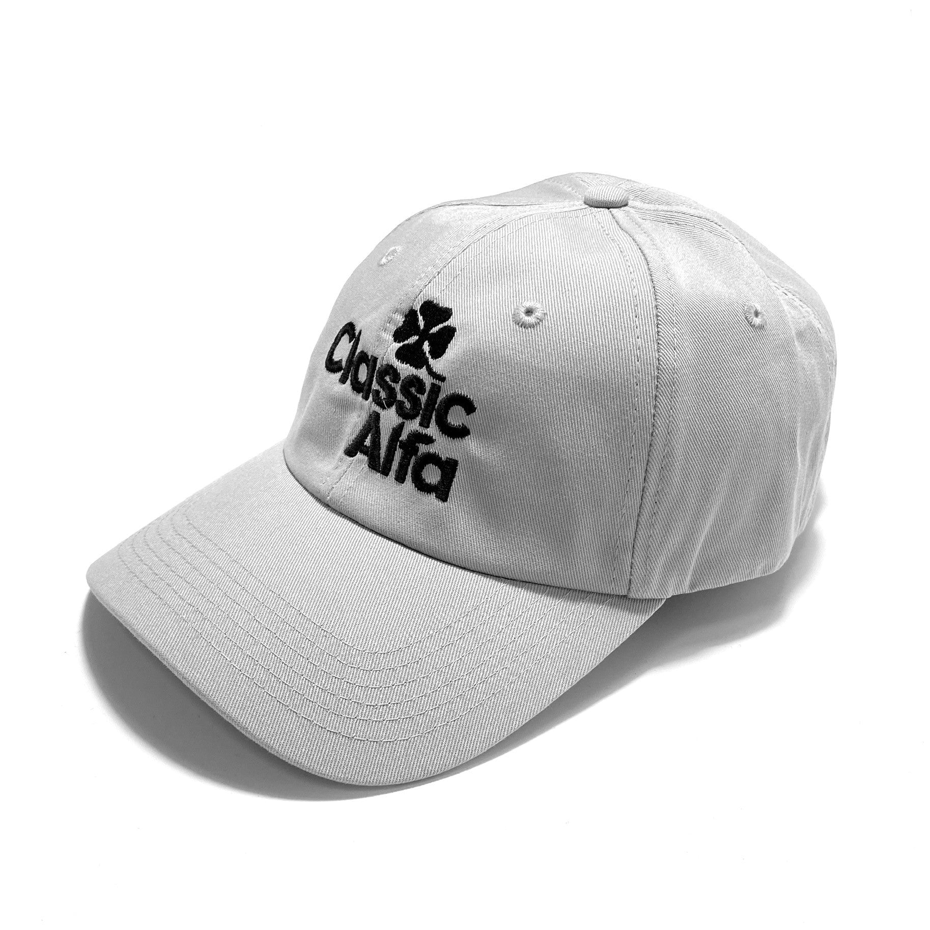 AC513 CLASSIC ALFA BASEBALL HAT - GREY