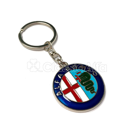 AC624 ALFA ROMEO ENAMEL KEYRING