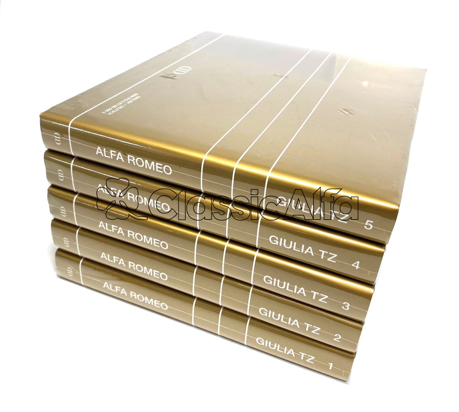 AC628 ALFA ROMEO GIULIA TZ 5 BOOK COLLECTION