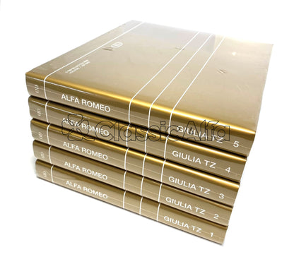 AC628 ALFA ROMEO GIULIA TZ 5 BOOK COLLECTION