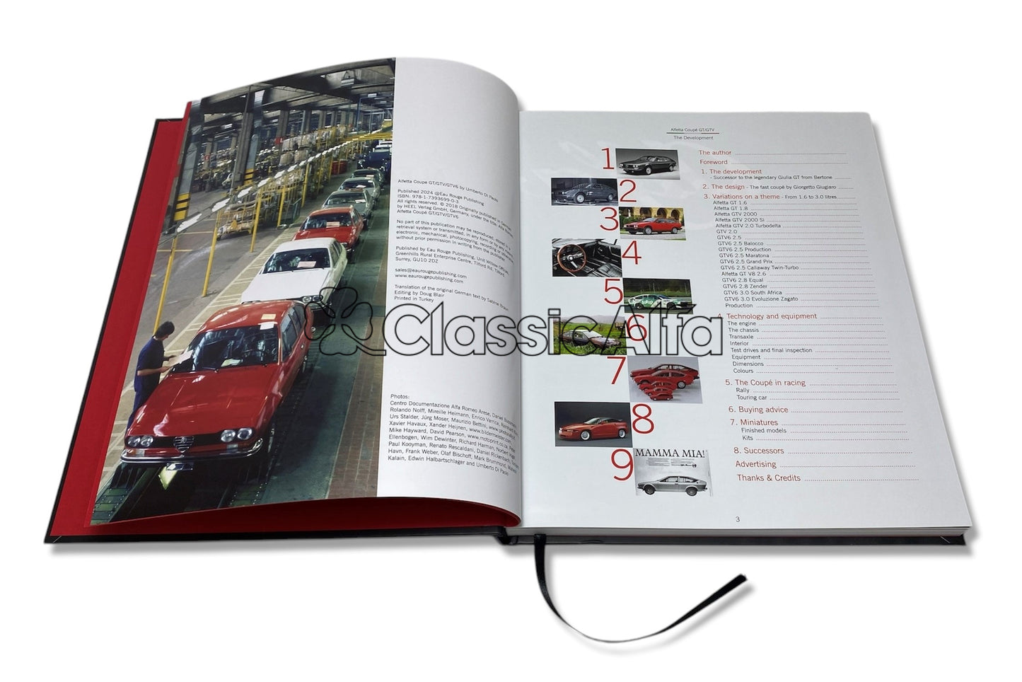 AC631 ALFA ROMEO ALFETTA GT/GTV/GTV6 BOOK