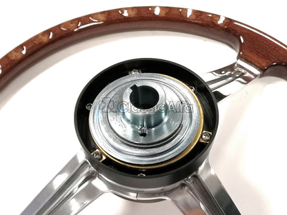 AC158  GTV & SPIDER 1750 COMPLETE  HELLEBORE STYLE STEERING WHEEL