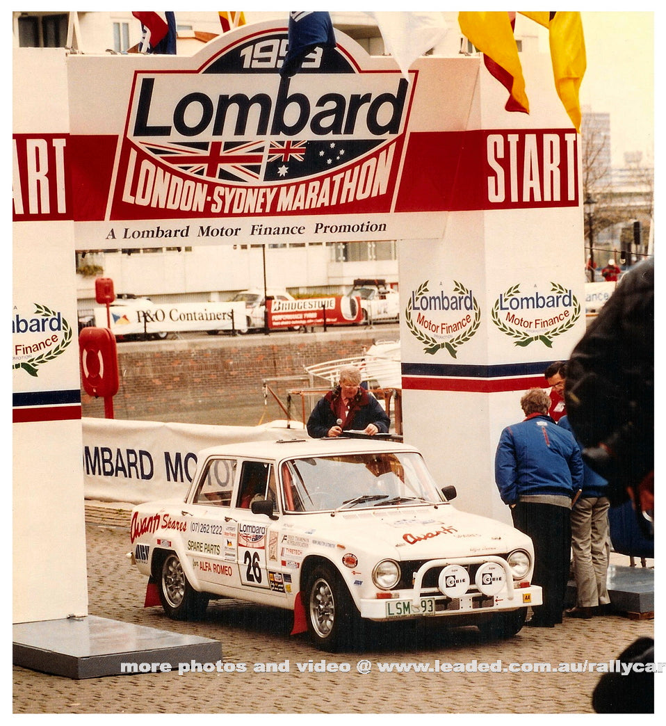 1970 ALFA ROMEO GIULIA SUPER RALLY CAR - AUD $42,000