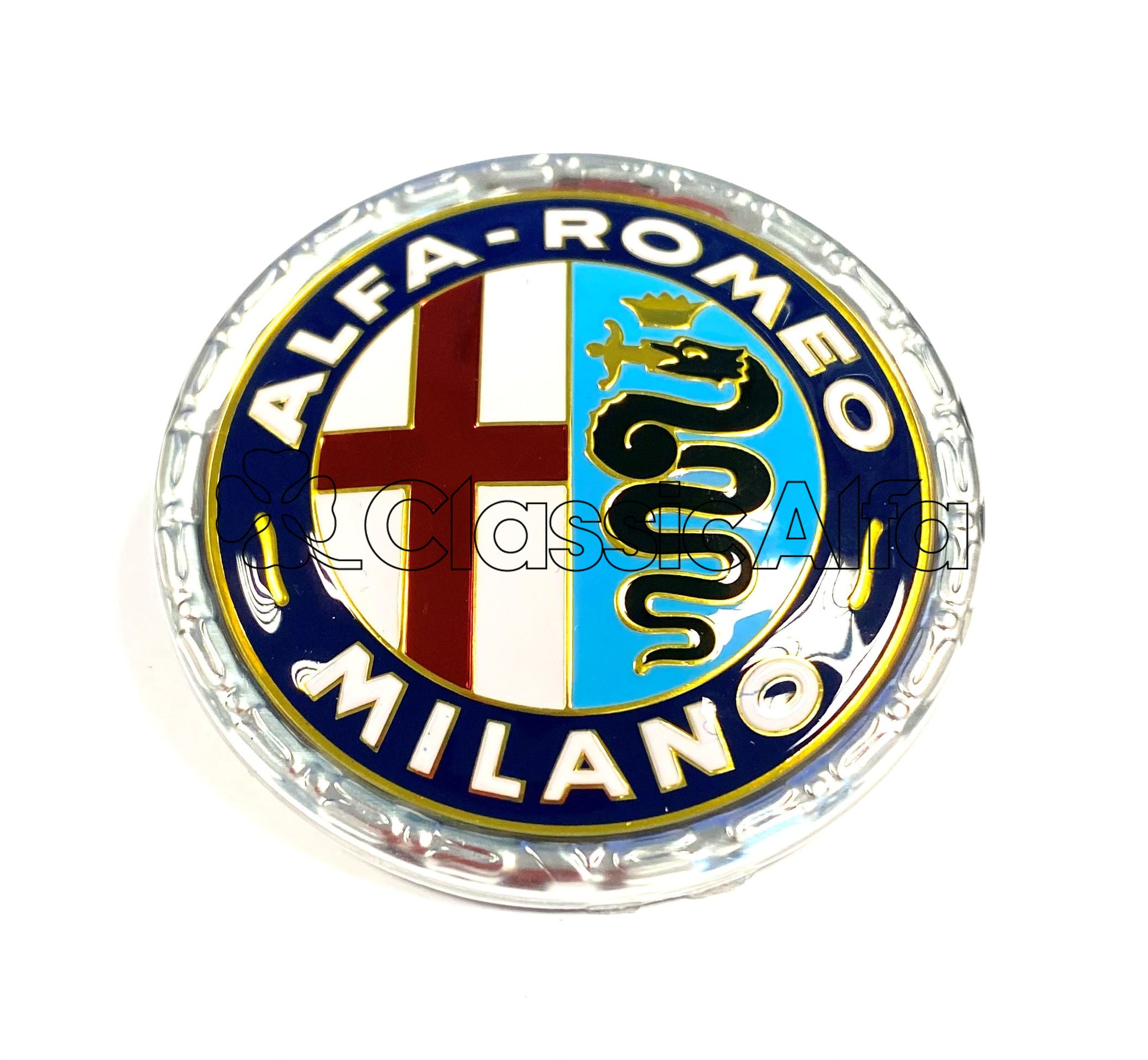 BG001 ALFA 'MILANO' PLASTIC BADGE