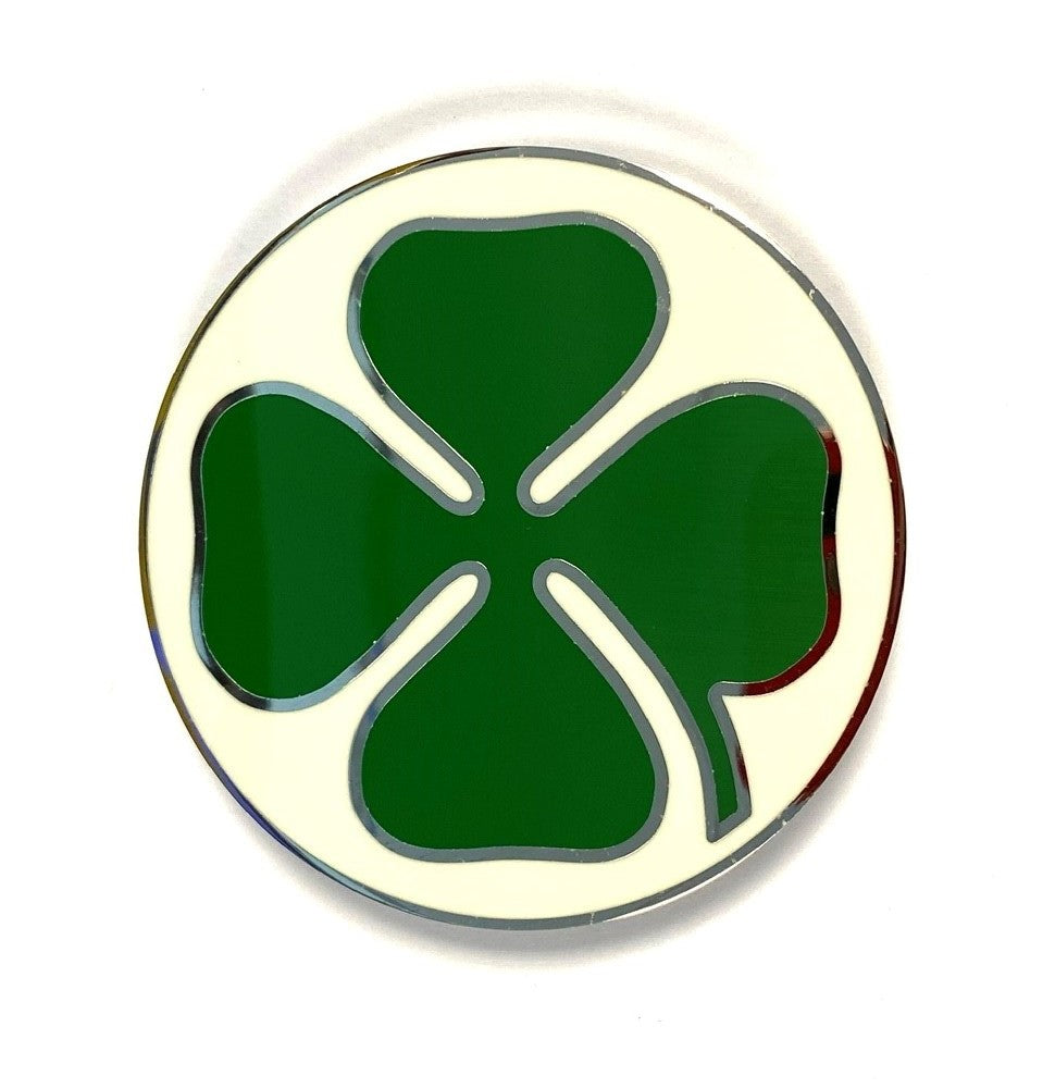 BG006 SPRINT GTV GREEN CLOVERLEAF C-PILLAR BADGE