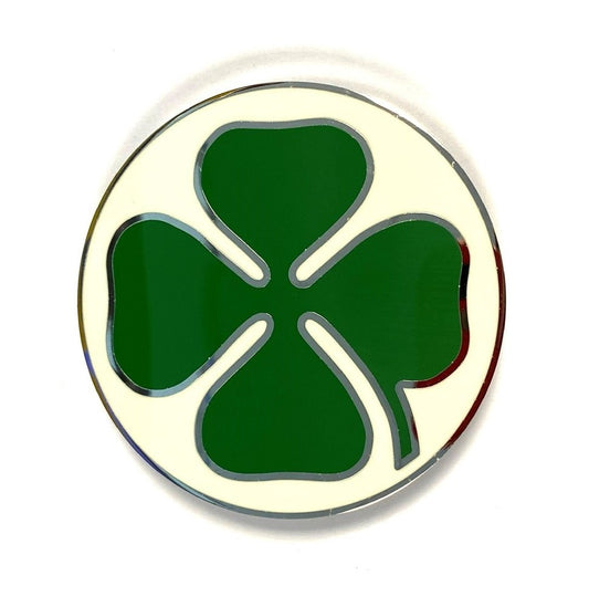 BG006 SPRINT GTV GREEN CLOVERLEAF C-PILLAR BADGE