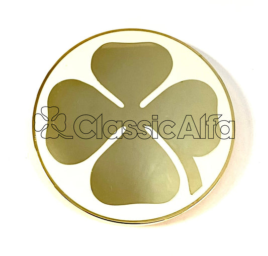 BG007 1750 GTV GOLD CLOVERLEAF C-POST BADGE