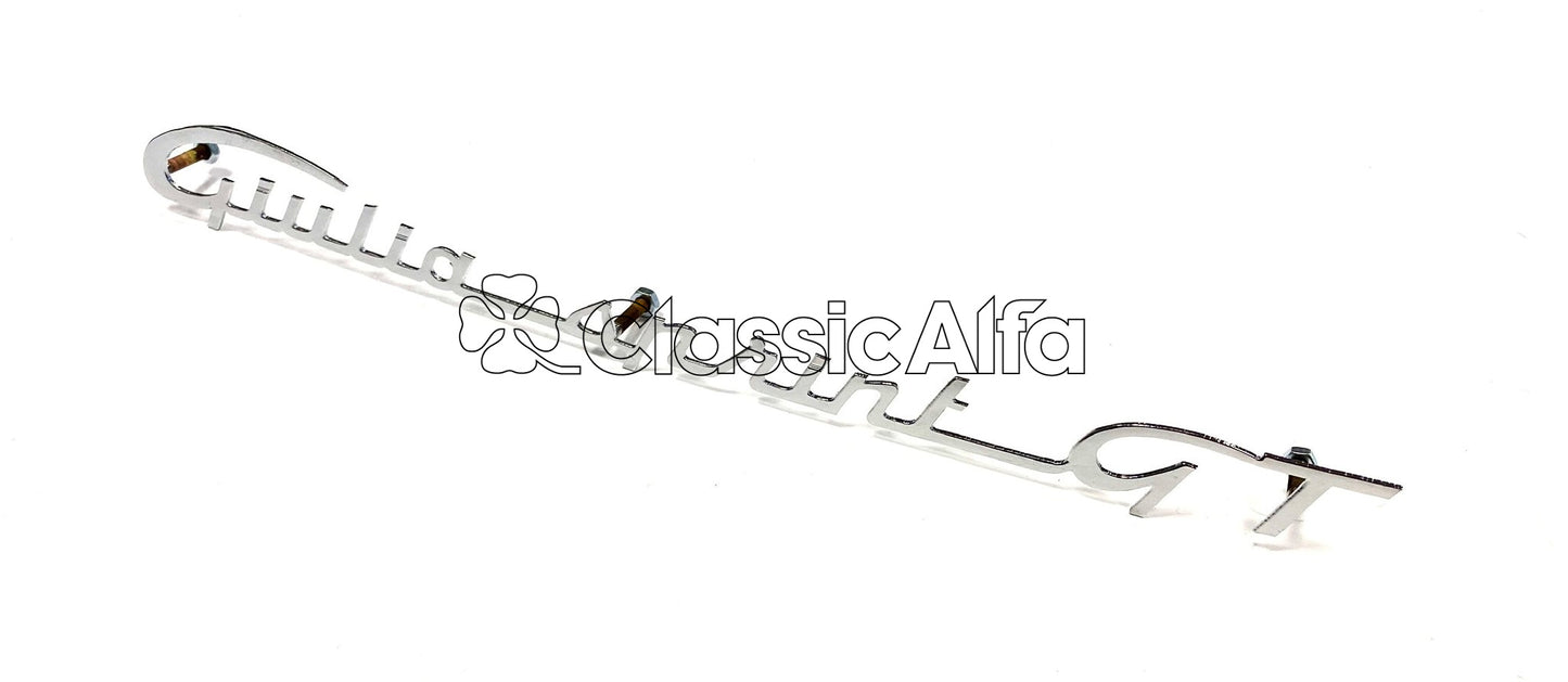 BG009 GIULIA SPRINT GT BOOTLID SCRIPT