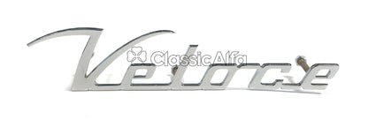 BG015 SPRINT GTV VELOCE BACK PANEL SCRIPT BADGE