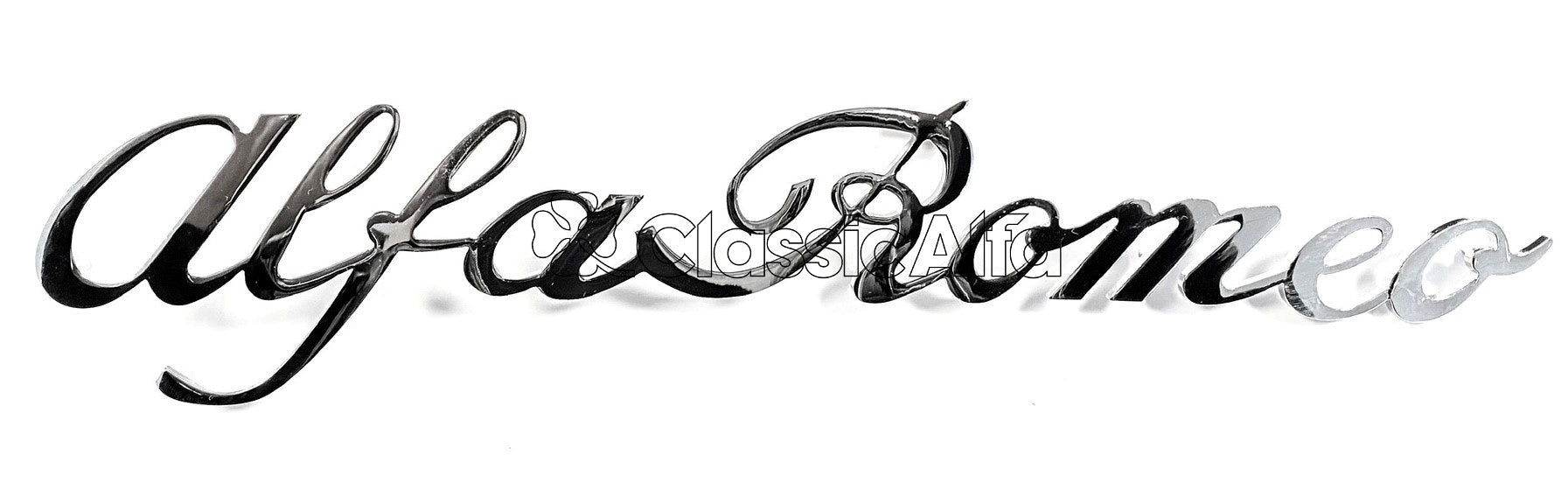 BG016 LARGE ALFA ROMEO SCRIPT BADGE – Classic Alfa