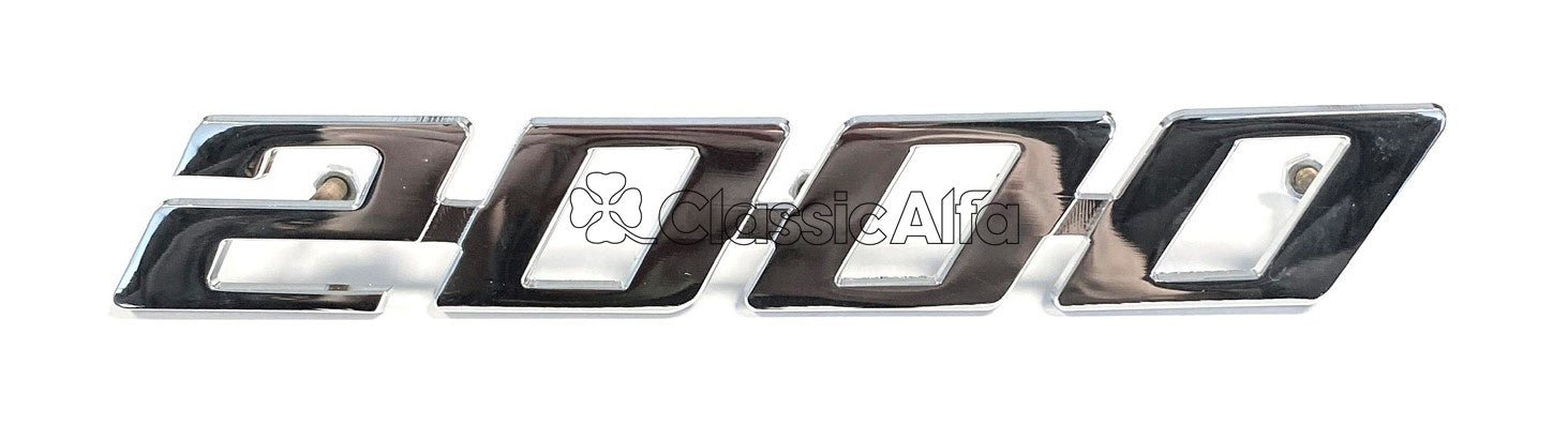 BG017 SCRIPT BADGE FOR REAR OF 2000 SERIES 2 SPIDER
