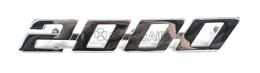 BG017 SCRIPT BADGE FOR REAR OF 2000 SERIES 2 SPIDER
