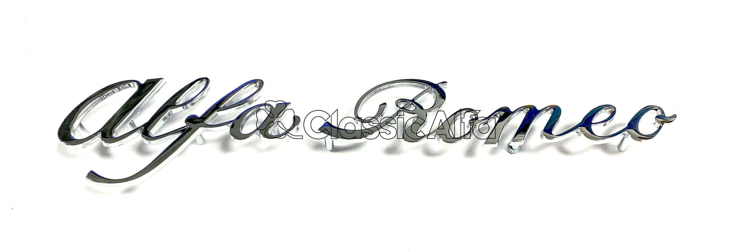 BG027 ALFA ROMEO SCRIPT FOR 1600 ROUNDTAIL SPIDER & GIULIA SUPER