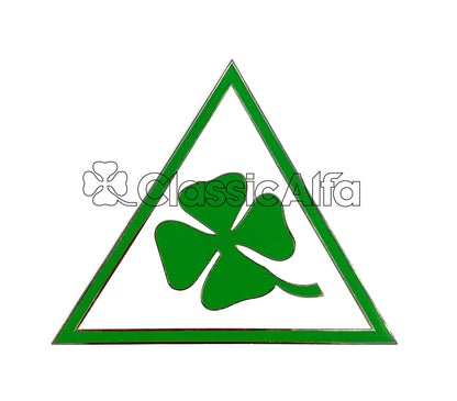 BG036 ENAMEL CLOVERLEAF BADGE