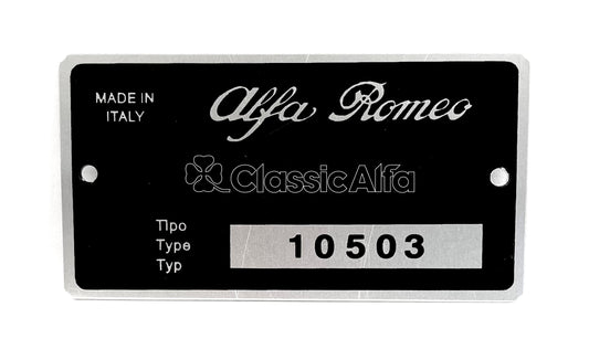 BG059  TYPE PLATE 105.03