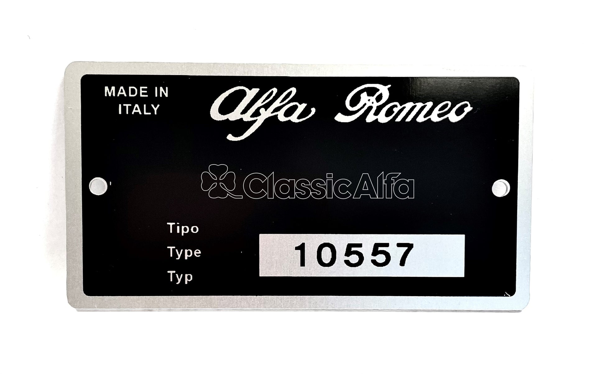 BG071  TYPE PLATE SPIDER VELOCE 1750 LHD 105.57 