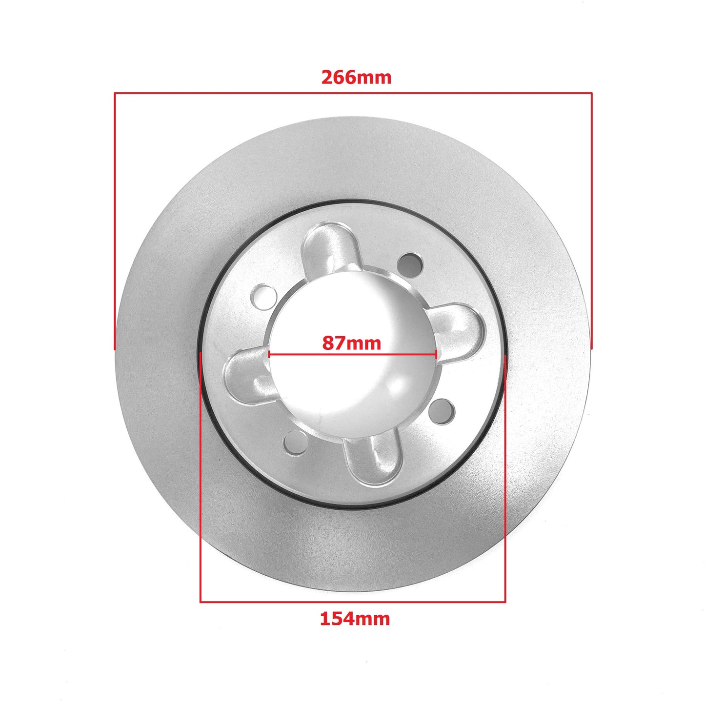 BR075 FRONT BRAKE DISC (EARLY ATE) 1966-67